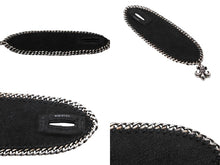Load image into Gallery viewer, CHROME HEARTS クロムハーツ レザー ブレスレット バングル BSフレア 希少 シルバー925 2005刻印 72.0g 美品 中古 4b007714