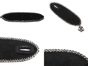 CHROME HEARTS クロムハーツ レザー ブレスレット バングル BSフレア 希少 シルバー925 2005刻印 72.0g 美品 中古 4b007714