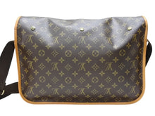 Load image into Gallery viewer, 新品同様 LOUIS VUITTON ルイヴィトン ショルダーバッグ コンゴMM M40116 モノグラム PVC レザー ブラウン ゴールド 金具 中古 4b007715