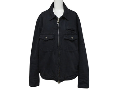 CHROME HEARTS クロムハーツ ダガーウォリングジャケット ブラック サイズM シルバ−925 美品 中古 4b007718 