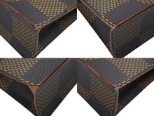 Load image into Gallery viewer, 極美品 LOUIS VUITTON ルイヴィトン NIGO LVスクエアード トートバッグ N40355 ブラウン PVC レザー ブラック金具 中古 4b007719