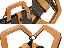 Load image into Gallery viewer, 極美品 LOUIS VUITTON ルイヴィトン NIGO LVスクエアード トートバッグ N40355 ブラウン PVC レザー ブラック金具 中古 4b007719