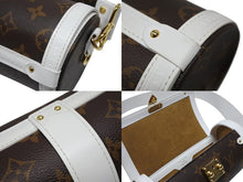Load image into Gallery viewer, 極美品 LOUIS VUITTON ルイヴィトン パピヨントランク ショルダーバッグ M81485 モノグラムレザー ブラウン ホワイト ゴールド金具 中古 4b007721
