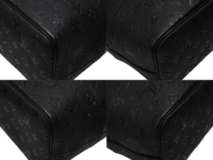 新品同様 LOUIS VUITTON ルイヴィトン コムデギャルソン 川久保玲 トートバッグ M58661 ウィズホールズMM モノグラムアンプラント ブラック 中古4b007722