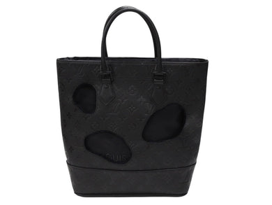 極美品 LOUIS VUITTON ルイヴィトン × COMME des GARCONS コムデギャルソン ウィズホールズPM トートバッグ M45887 川久保玲 中古 4b007723