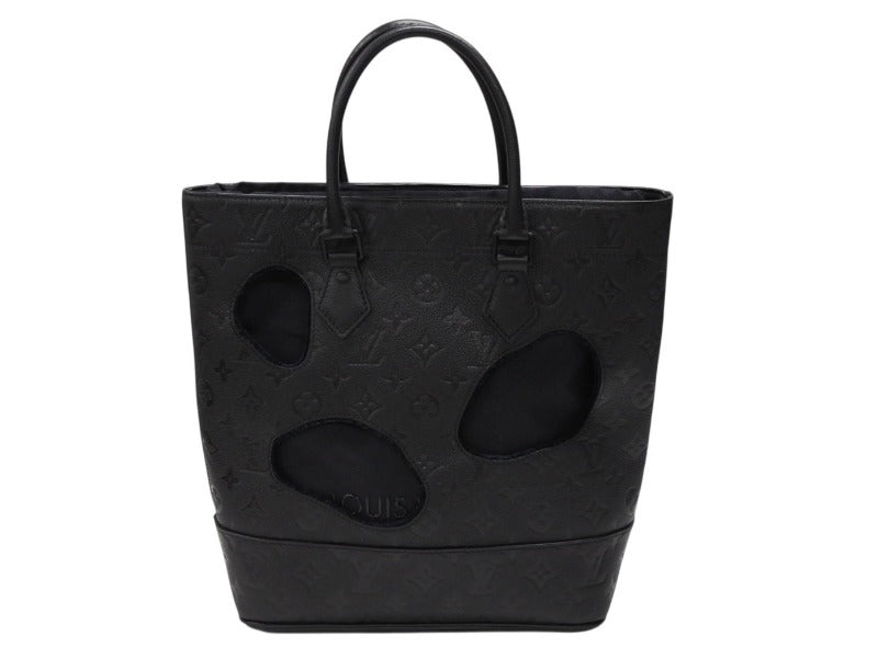 極美品 LOUIS VUITTON ルイヴィトン × COMME des GARCONS コムデギャルソン ウィズホールズPM トートバッグ M45887 川久保玲 中古 4b007723