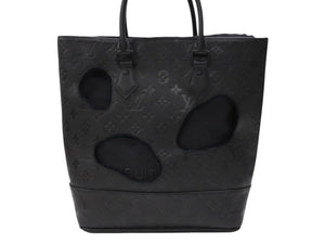 極美品 LOUIS VUITTON ルイヴィトン × COMME des GARCONS コムデギャルソン ウィズホールズPM トートバッグ M45887 川久保玲 中古 4b007723