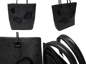 極美品 LOUIS VUITTON ルイヴィトン × COMME des GARCONS コムデギャルソン ウィズホールズPM トートバッグ M45887 川久保玲 中古 4b007723