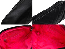 Load image into Gallery viewer, 極美品 CHANEL シャネル ポーチ ハンドバッグ カンボンライン ココマーク 9番台 ブラック ブラック 中古 4b007727