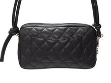 Load image into Gallery viewer, 極美品 CHANEL シャネル ポーチ ハンドバッグ カンボンライン ココマーク 9番台 ブラック ブラック 中古 4b007727