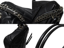 Load image into Gallery viewer, 極美品 CHANEL シャネル ポーチ ハンドバッグ カンボンライン ココマーク 9番台 ブラック ブラック 中古 4b007727