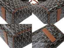 Load image into Gallery viewer, 極美品 GOYARD ゴヤール ルエットPM ショルダーバッグ 2WAYバッグ ブラック PVC レザー シルバー金具 中古 4b007729