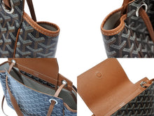 Load image into Gallery viewer, 極美品 GOYARD ゴヤール ルエットPM ショルダーバッグ 2WAYバッグ ブラック PVC レザー シルバー金具 中古 4b007729