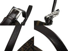 Load image into Gallery viewer, 極美品 FENDI フェンディ マンマバケット ワンショルダーバッグ 2145264240 ズッカ柄 キャンバス レザー ブラウン シルバー金具 中古 4b007732