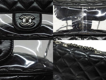 Load image into Gallery viewer, 極美品 CHANEL シャネル チェーンショルダーバッグ A57826 25番台 ココマーク キルティング カーフスキン PVC ブラック シルバー金具 中古 4b007743