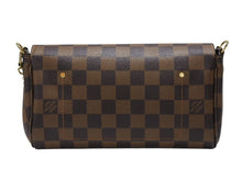 Load image into Gallery viewer, Excellent condition LOUIS VUITTON Favorite PM shoulder bag in Damier canvas, N41276, brown, pre-owned, item number 4b007747 