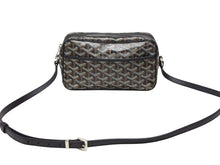 Load image into Gallery viewer, 極美品 GOYARD ゴヤール カップヴェールPMバッグ ショルダーバッグ CAPVE2PMLTY01CL01P ブラック PVC レザー シルバー金具 中古 4b007752