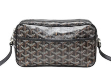 Load image into Gallery viewer, 極美品 GOYARD ゴヤール カップヴェールPMバッグ ショルダーバッグ CAPVE2PMLTY01CL01P ブラック PVC レザー シルバー金具 中古 4b007752