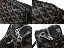 Load image into Gallery viewer, 極美品 GOYARD ゴヤール カップヴェールPMバッグ ショルダーバッグ CAPVE2PMLTY01CL01P ブラック PVC レザー シルバー金具 中古 4b007752