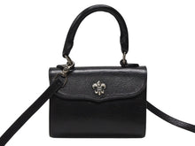画像をギャラリービューアに読み込む, 極美品 CHROME HEARTS クロムハーツ ドッグアダムス BSフレア 2WAYバッグ ダガージップ レザー シルバ−925 ブラック 中古 4b007756 