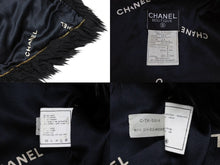 Load image into Gallery viewer, Very good condition CHANEL fur jacket with Coco Mark print, beige and black, size 42, P03723, pre-owned, 4b007757 
