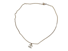 画像をギャラリービューアに読み込む, 極美品 CHANEL シャネル ラインストーン ココマーク ネックレス 01A刻印 重量6.0g ゴールド金具 中古 4b007759