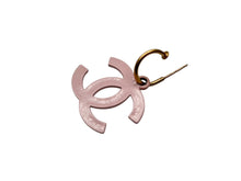 画像をギャラリービューアに読み込む, CHANEL シャネル ココマーク スイング フック ピアス 03S刻印 重量 6.0g ピンク ゴールド金具 美品 中古 4b007760