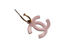 画像をギャラリービューアに読み込む, CHANEL シャネル ココマーク スイング フック ピアス 03S刻印 重量 6.0g ピンク ゴールド金具 美品 中古 4b007760