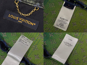 Excellent condition LOUIS VUITTON Rainbow Monogram Denim Shirt RM231 YM4 HOS72X Indigo Multicolor Cotton Size XL Pre-owned 4b007762 