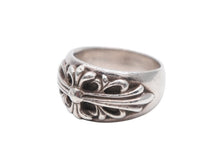 Load image into Gallery viewer, CHROME HEARTS クロムハーツ FLRL CRS フローラルクロス リング 指輪 重量約15.9g サイズ20号 1992/sterling刻印 美品 中古 4b007763