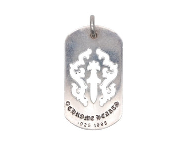 CHROME HEARTS クロムハーツ ヴィンダガー ドッグタグ ペンダント 重量約16.3g 1998/.925刻印 シルバー925 美品 中古 4b007764