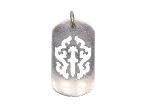 CHROME HEARTS クロムハーツ ヴィンダガー ドッグタグ ペンダント 重量約16.3g 1998/.925刻印 シルバー925 美品 中古 4b007764