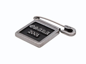 CHROME HEARTS クロムハーツ フレームド ピンバッチ 2001年 大阪限定 シルバー925 9,0g 美品 中古 4b007766