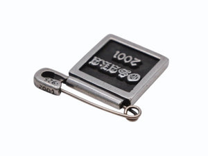 CHROME HEARTS クロムハーツ フレームド ピンバッチ 2001年 大阪限定 シルバー925 9,0g 美品 中古 4b007766