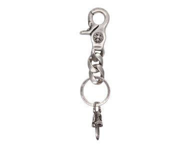 CHROME HEARTS クロムハーツ シルバーキーチェーン CLP CHN CLASSIC-L クラシックリンク 2LINK 重量約51.5g シルバー925 美品 中古 4b007767