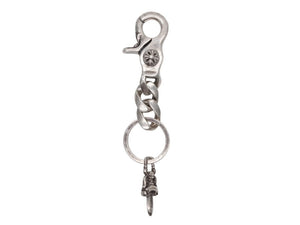 CHROME HEARTS クロムハーツ シルバーキーチェーン CLP CHN CLASSIC-L クラシックリンク 2LINK 重量約51.5g シルバー925 美品 中古 4b007767