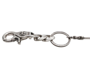 CHROME HEARTS クロムハーツ シルバーキーチェーン CLP CHN CLASSIC-L クラシックリンク 2LINK 重量約51.5g シルバー925 美品 中古 4b007767