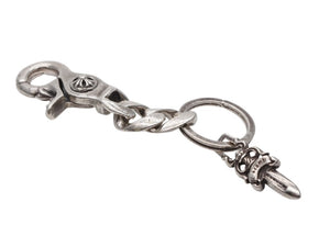 CHROME HEARTS クロムハーツ シルバーキーチェーン CLP CHN CLASSIC-L クラシックリンク 2LINK 重量約51.5g シルバー925 美品 中古 4b007767