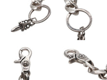 Load image into Gallery viewer, CHROME HEARTS クロムハーツ シルバーキーチェーン CLP CHN CLASSIC-L クラシックリンク 2LINK 重量約51.5g シルバー925 美品 中古 4b007767