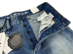 新品 未使用 DENHAM デンハム SHANK PANTS デニム スキニーパンツ コットン ポリウレタン サイズW28×L32 中古 4b007794