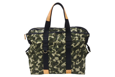 極美品 LOUIS VUITTON ルイヴィトン トレイ モノグラモフラージュ モノグラム トートバッグ 村上隆 限定 迷彩柄 M95783 中古 4b007796