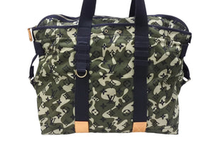 極美品 LOUIS VUITTON ルイヴィトン トレイ モノグラモフラージュ モノグラム トートバッグ 村上隆 限定 迷彩柄 M95783 中古 4b007796