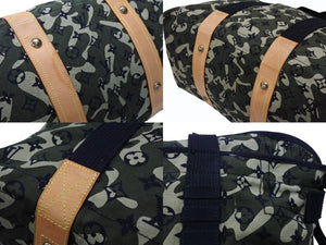 極美品 LOUIS VUITTON ルイヴィトン トレイ モノグラモフラージュ モノグラム トートバッグ 村上隆 限定 迷彩柄 M95783 中古 4b007796