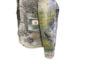 極美品 Victor Victor Worldwide ヴィクターヴィクターワールドワイド x Proleta Re Art プロレタリアート BORO ジャケット サイズXL 中古 4b007797