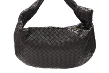 Load image into Gallery viewer, 新品同様 BOTTEGAVENETA ボッテガヴェネタ ジョディ ハンドバッグ イントレチャート ラムスキン レザー 76928 YCPPI ブラウン 中古 4b007803