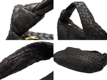 Load image into Gallery viewer, 新品同様 BOTTEGAVENETA ボッテガヴェネタ ジョディ ハンドバッグ イントレチャート ラムスキン レザー 76928 YCPPI ブラウン 中古 4b007803