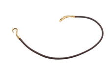 画像をギャラリービューアに読み込む, HERMES エルメス Jumbo H ジャンボチョーカー ネックレス 2連ブレスレット アクセサリー レザー ブラウン ゴールド金具 美品 中古 4b007854