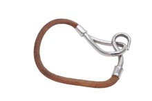 画像をギャラリービューアに読み込む, HERMES エルメス Jumbo H ジャンボブレスレット アクセサリー レザー ブラウン シルバー金具 良品 中古 4b007856