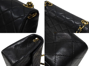 極美品 CHANEL シャネル ミニマトラッセ 17 Sフラップ Sチェーンショルダーバッグ A1900 0番台 ココマーク ラムスキン 中古 4b007874