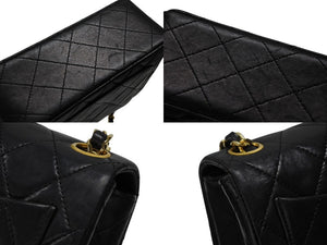 極美品 CHANEL シャネル ミニマトラッセ 17 Sフラップ Sチェーンショルダーバッグ A1900 0番台 ココマーク ラムスキン 中古 4b007874